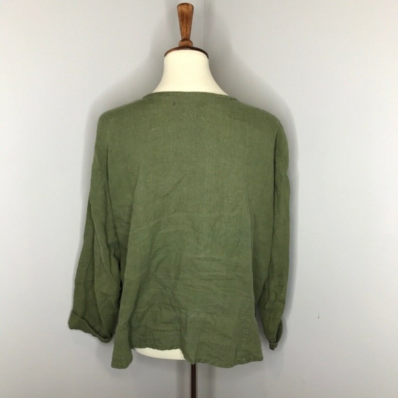 Flax by Jeanne Engelhart Linen Blouse - Picture 3 of 8